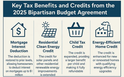 2025 Tax Benefits Infographic infographic