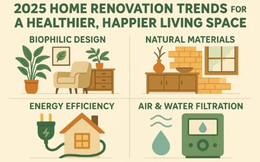2025 Home Renovation Trends infographic