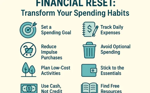 Financial Reset Guide infographic