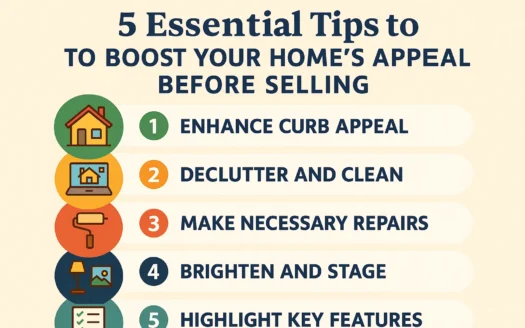 Enhance Curb Appeal infographic