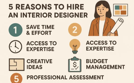 Interior Design Benefits infographic