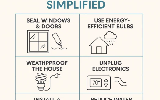 Budget Home Tips infographic