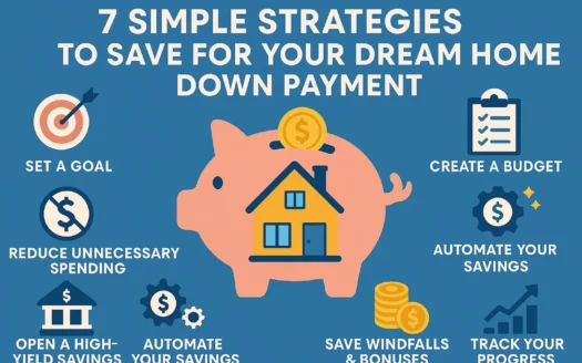 Saving for Dream Home infographic