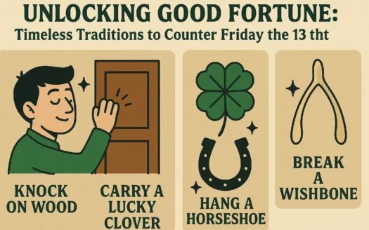 Friday 13th Traditions infographic