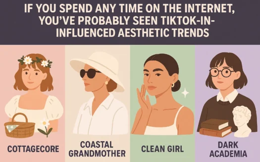 TikTok Aesthetic Trends infographic