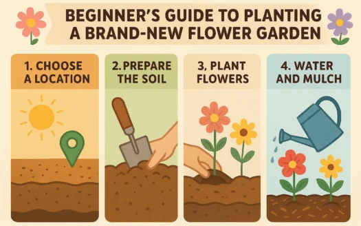 Flower Garden Infographic infographic
