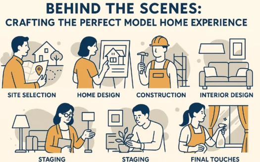 Model Home Experience infographic