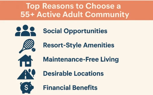 55+ Community Guide infographic