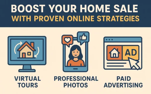 Online Home Selling Strategies infographic