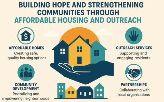 Affordable Housing Outreach infographic