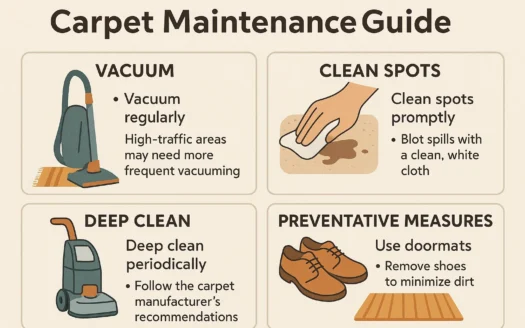 Carpet Care Infographic infographic