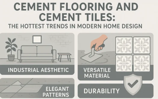 Cement Design Trends infographic