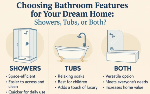 Bathroom Feature Choices infographic
