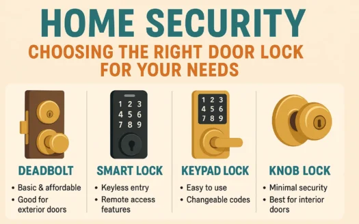 Choosing Door Locks infographic