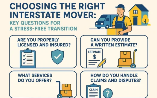 Interstate Mover Questions infographic