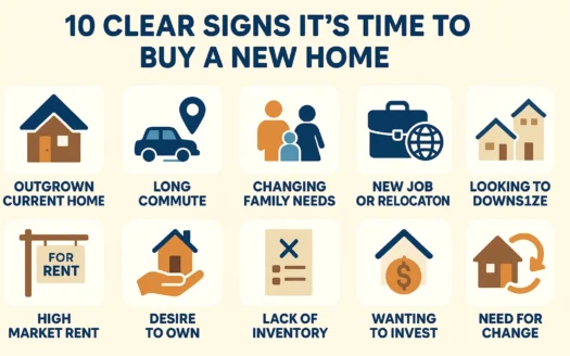Time for New Home infographic