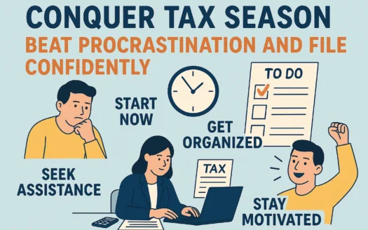 Conquer Tax Season infographic