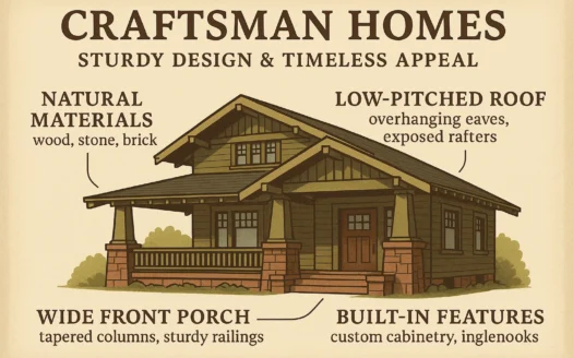 Craftsman Homes Infographic infographic