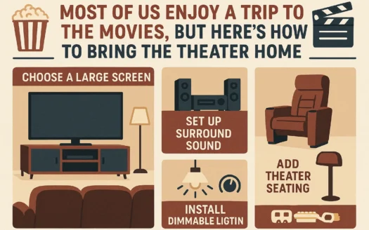 Home Theater Setup infographic