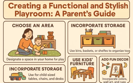 Stylish Playroom Guide infographic