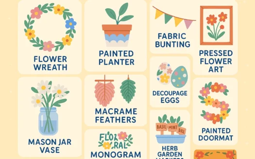 Spring DIY Home Projects infographic