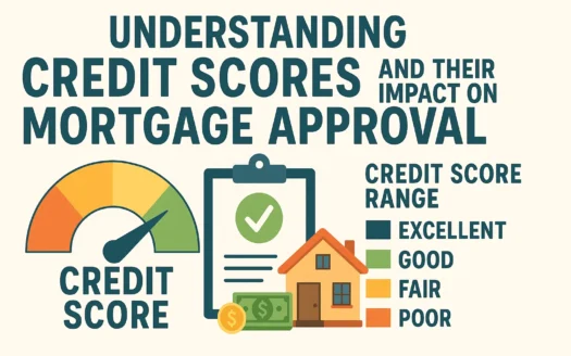 Credit Scores & Mortgages infographic