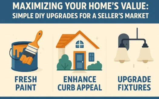 DIY Home Value Upgrades infographic