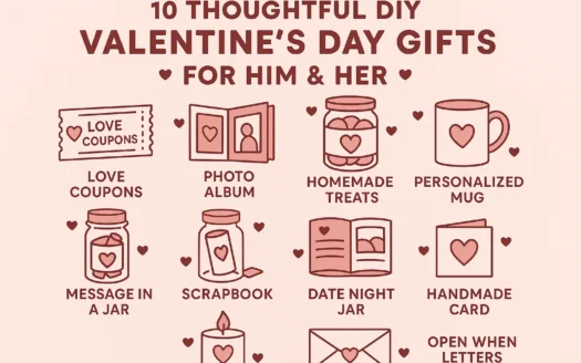DIY Valentine's Day Gifts infographic
