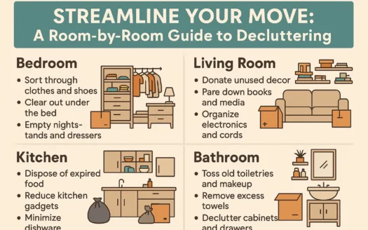 Decluttering Guide Infographic infographic