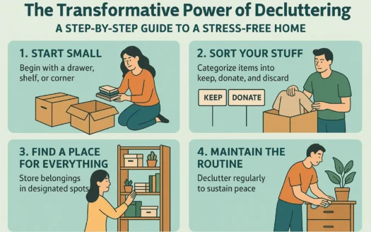 Declutter Guide Infographic infographic