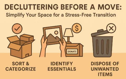 Decluttering Tips Infographic infographic