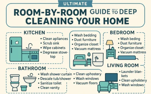 Deep Cleaning Guide infographic