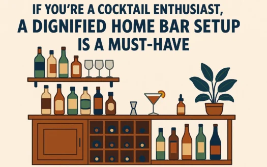 Home Bar Essentials infographic