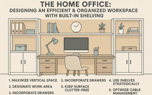 Efficient Home Office Design infographic