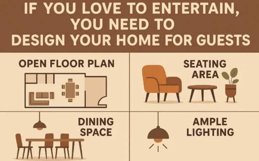 Home Design for Entertaining infographic