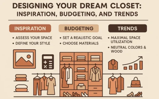 Dream Closet Design infographic