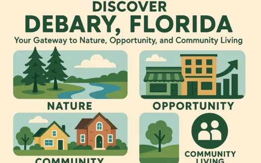 Discover DeBary Florida infographic