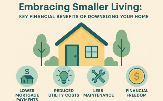 Benefits of Downsizing infographic