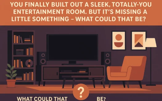 Entertainment Room Essentials infographic