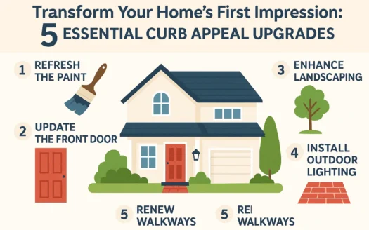 Curb Appeal Upgrades infographic