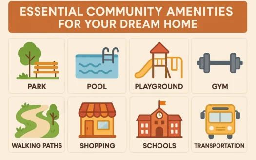 Community Amenities Infographic infographic