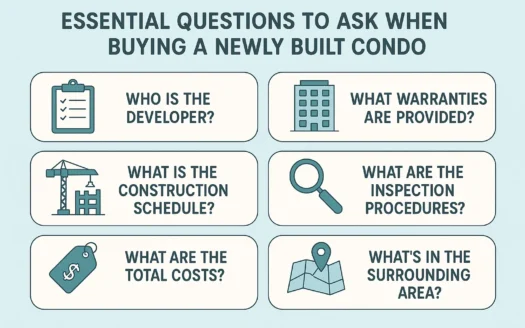 Condo Buying Questions infographic