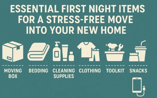 New Home Essentials infographic
