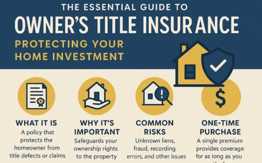 Owner’s Title Insurance infographic