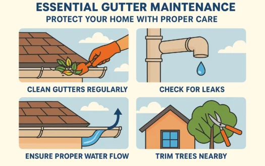 Gutter Care Infographic infographic