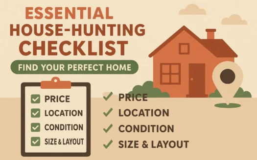 House-Hunting Checklist Guide infographic