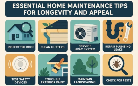 Home Maintenance Tips Guide infographic