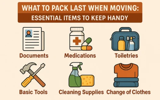 Moving Essentials Infographic infographic