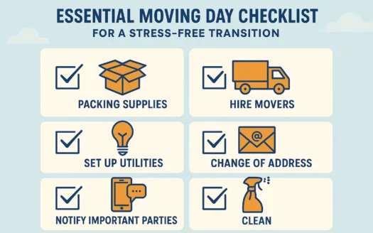 Moving Day Essentials infographic