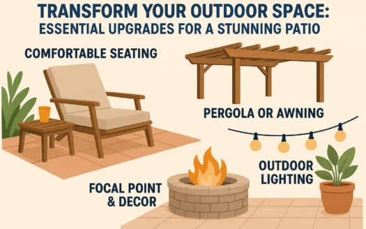 Stunning Patio Upgrades infographic